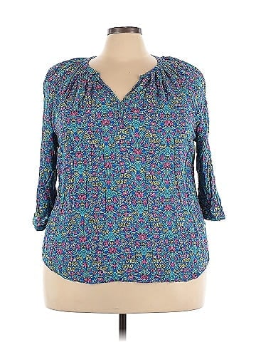 Adrienne Vittadini 3/4 Sleeve Blouse (view 1)