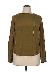J.Crew Collection Long Sleeve Silk Top