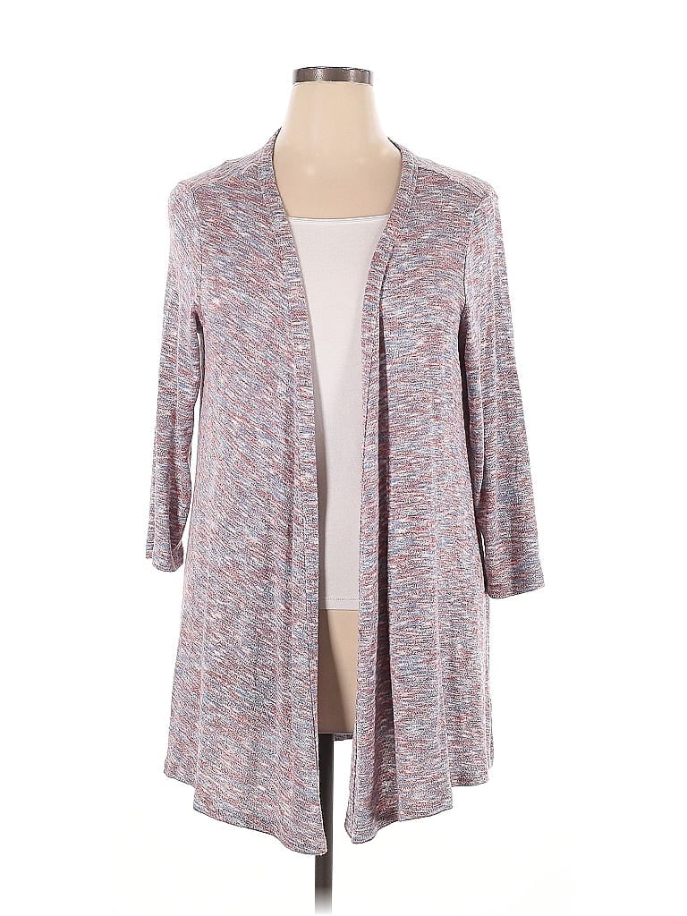 Pre-owned Cameo Cardigan Sweater In Gray