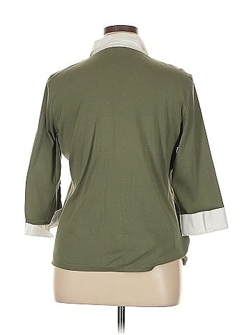 Karen Scott 3/4 Sleeve Top (view 2)