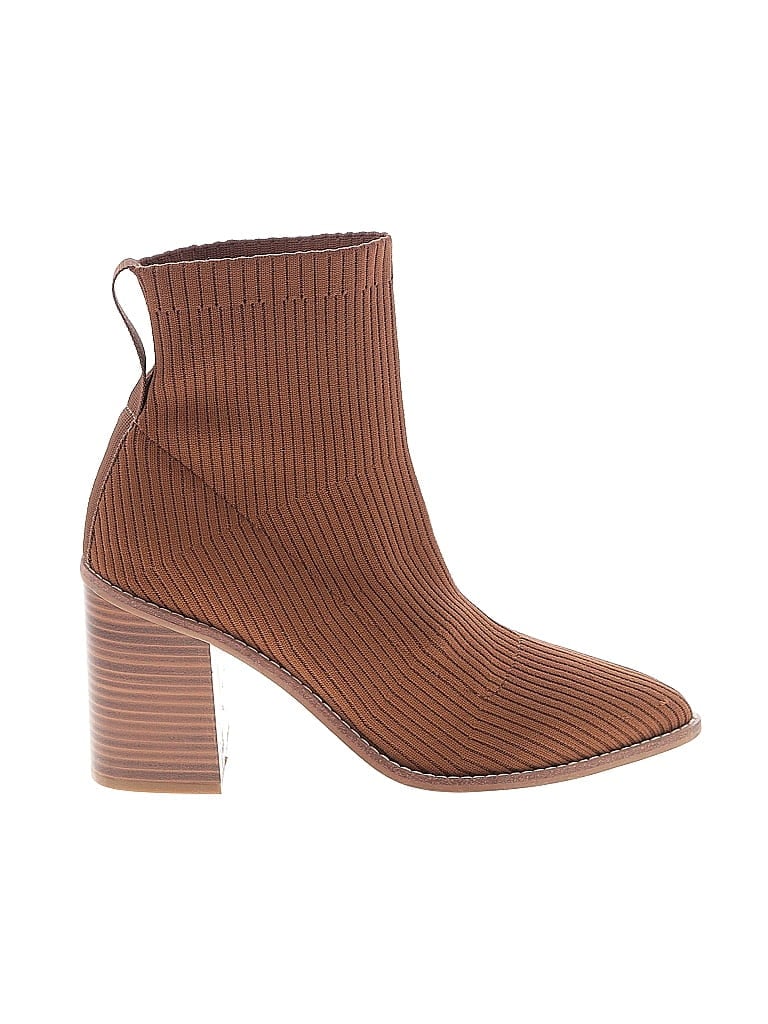 Steven New York Brown Ankle Boots Size 9 1/2 - photo 1