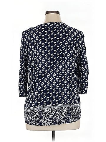 Faded Glory 3/4 Sleeve Blouse (view 2)