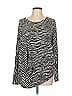 MICHAEL Michael Kors Black 3/4 Sleeve Top Size L - photo 1