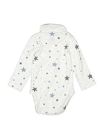 Petit Bateau Long Sleeve Onesie (view 2)
