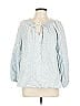 Joie Blue 3/4 Sleeve Blouse Size L - photo 1