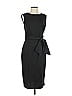Talbots 100% Polyester Solid Black Cocktail Dress Size 8 - photo 1