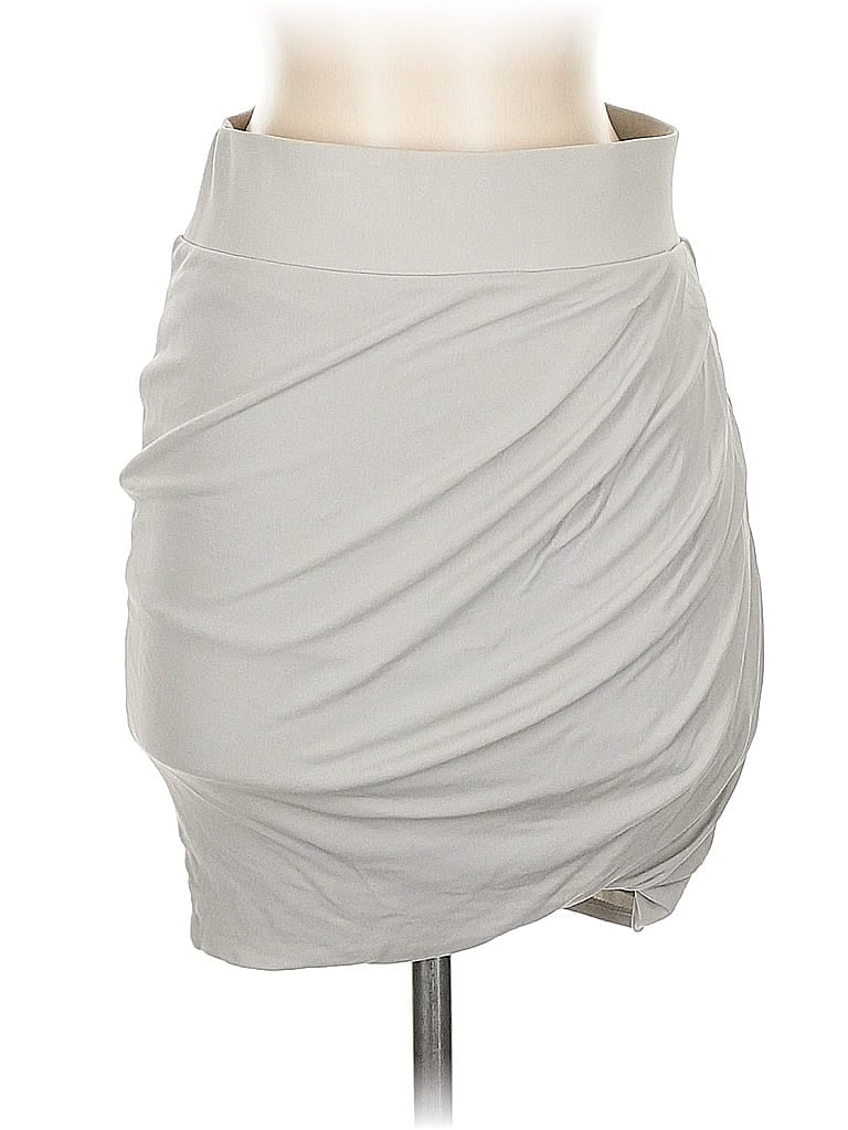 Pre-owned Helmut Lang Casual Skirt In Gray