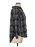 Terra & Sky 100% Viscose Plaid Gray 3/4 Sleeve Button-Down Shirt Size 0X - photo 3