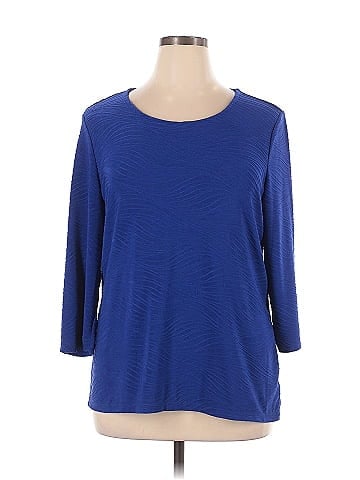 JM Collection 3/4 Sleeve Top (view 1)
