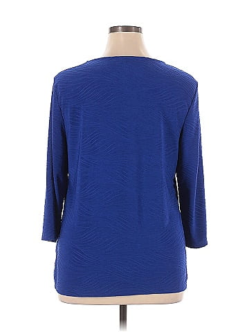 JM Collection 3/4 Sleeve Top (view 2)