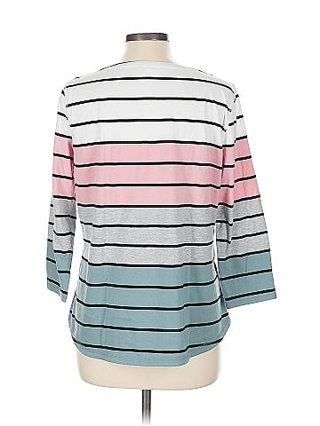 T by Talbots 3/4 Sleeve T-Shirt (view 2)