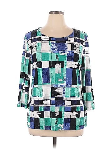 JM Collection 3/4 Sleeve Blouse (view 1)