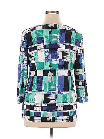 JM Collection 3/4 Sleeve Blouse (view 2)