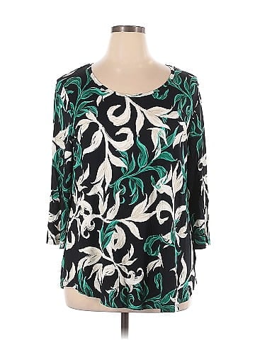 JM Collection 3/4 Sleeve Blouse (view 1)