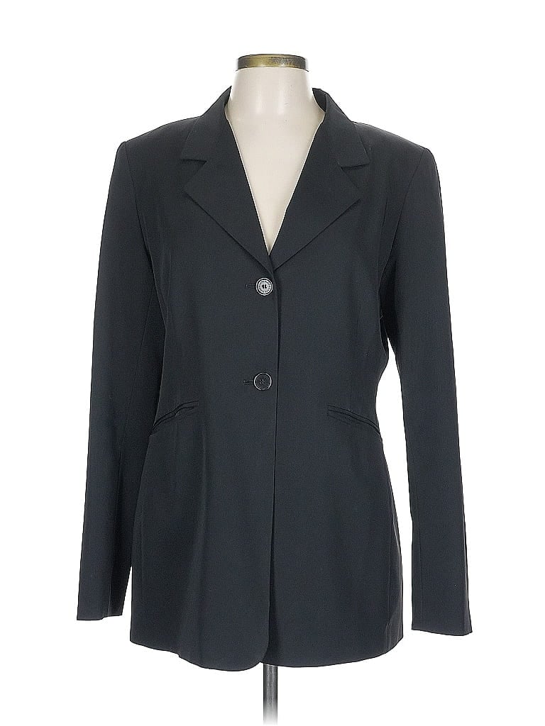 Pre-owned Anne Klein Blazer Jacket In Gray