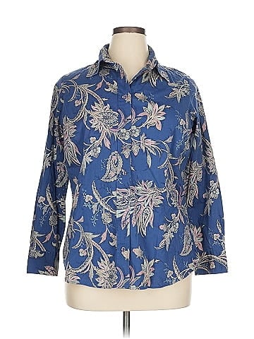 Coldwater Creek 3/4 Sleeve Button-Down Shirt (view 1)