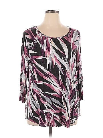 JM Collection 3/4 Sleeve Blouse (view 1)