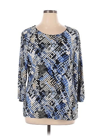 JM Collection 3/4 Sleeve Blouse (view 1)