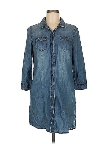Ci Sono 3/4 Sleeve Button-Down Shirt (view 1)