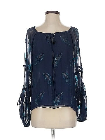 Ramy Brook Long Sleeve Silk Top (view 1)