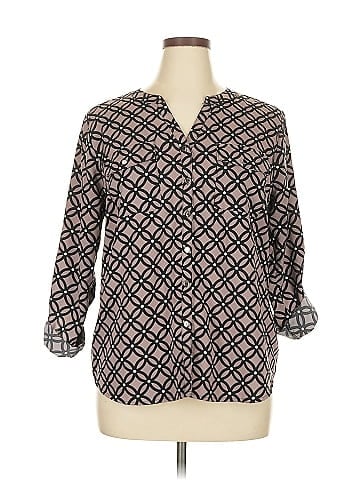 Notations 3/4 Sleeve Blouse (view 1)