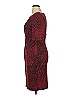 Connected Apparel Graphic Burgundy Red Cocktail Dress Size 10 - photo 4