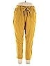 Left Coast by Dolan 100% Rayon Solid Yellow Casual Pants Size XL - photo 1