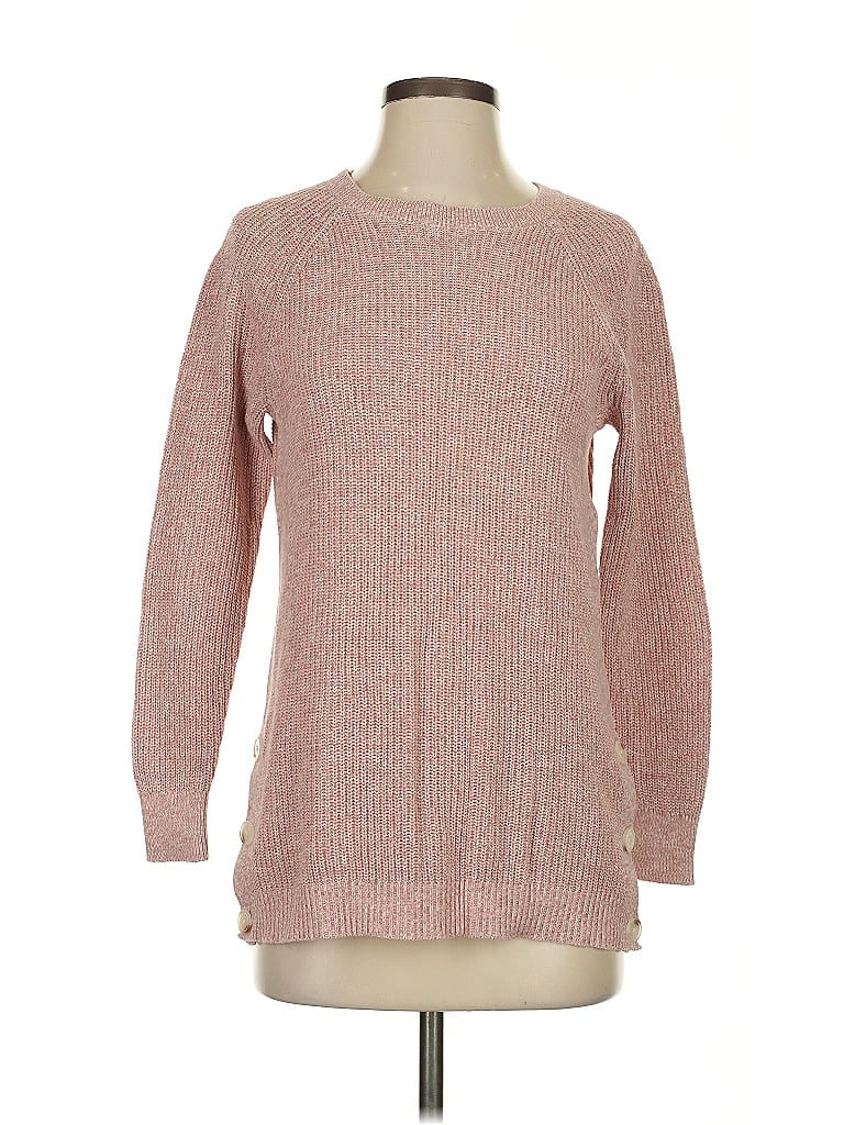 Pre-owned Ann Taylor Loft Pullover Sweater In Pink