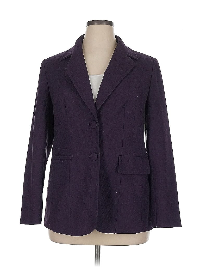 Pre-owned Coldwater Creek Blazer Jacket In Purple