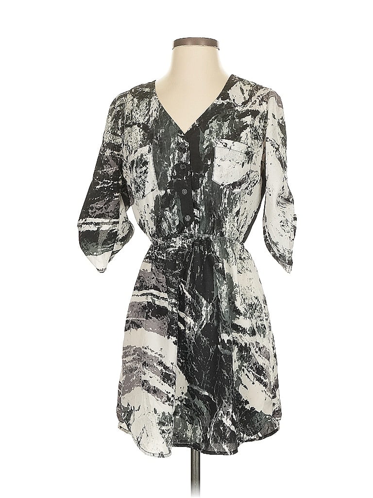 Pre-owned Mimi Chica Casual Dress In Gray