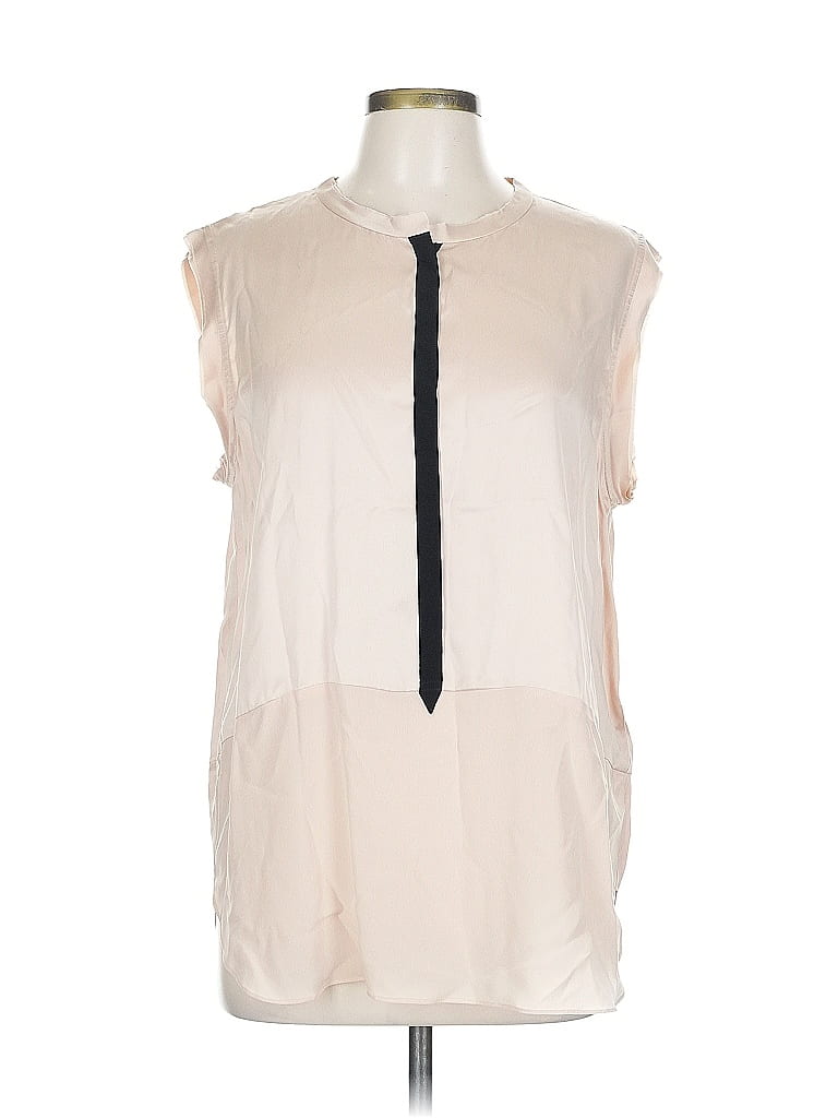 Pre-owned Rebecca Taylor Sleeveless Blouse In White