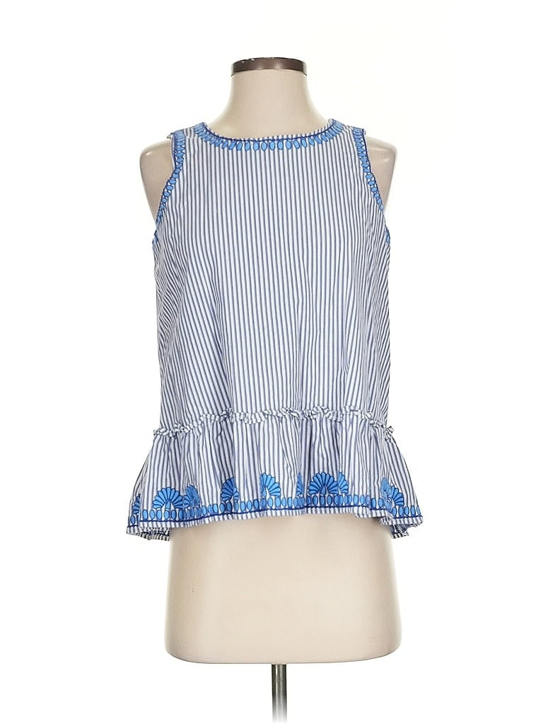 Click to view more detailed imagery on our partner's website Pre-owned Vineyard Vines Sleeveless Blouse In Blue