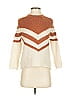 LA MAILLE SEZANE Paris Chevron-herringbone Tan Pullover Sweater Size S - photo 1