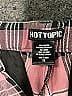 Hot Topic Plaid Pink Casual Pants Size XS - photo 4
