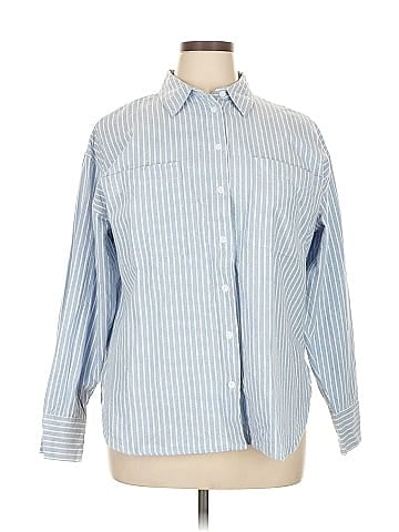 Primark Long Sleeve Button-Down Shirt (view 1)