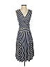 Max Studio Stripes Blue Casual Dress Size S - photo 1