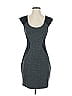 Express Solid Gray Cocktail Dress Size 4 - photo 1