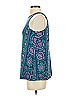 Akemi + Kin 100% Cotton Teal Sleeveless Blouse Size XS - photo 4