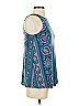 Akemi + Kin 100% Cotton Teal Sleeveless Blouse Size XS - photo 3