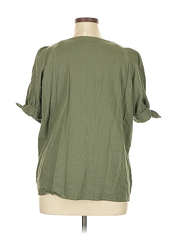Anne Klein Short Sleeve Blouse (view 2)