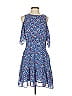 Tanya Taylor 100% Silk Floral Blue Casual Dress Size 4 - photo 1