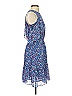 Tanya Taylor 100% Silk Floral Blue Casual Dress Size 4 - photo 3