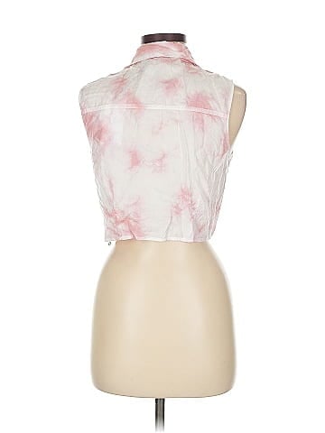 Love Tree Sleeveless Button-Down Shirt (view 2)