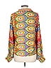 Alexis 100% Polyester Orange Long Sleeve Blouse Size L - photo 2