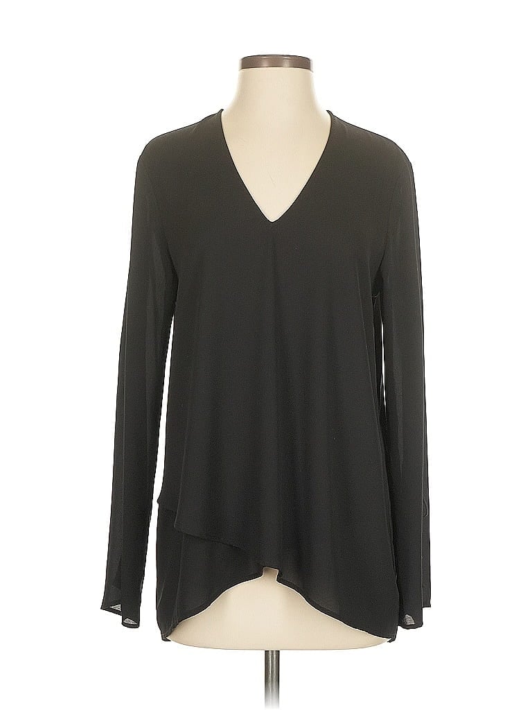 Click to view more detailed imagery on our partner's website Pre-owned Karen Kane Long Sleeve Blouse In Gray