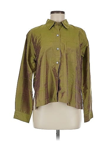 Chico's Design Long Sleeve Silk Top (view 1)