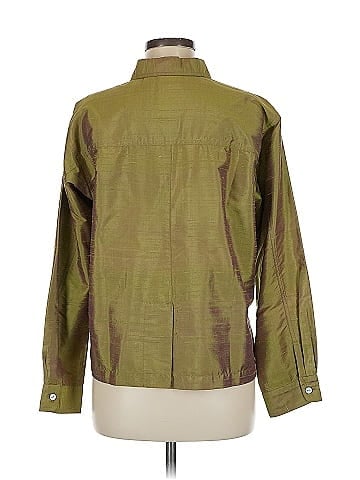 Chico's Design Long Sleeve Silk Top (view 2)