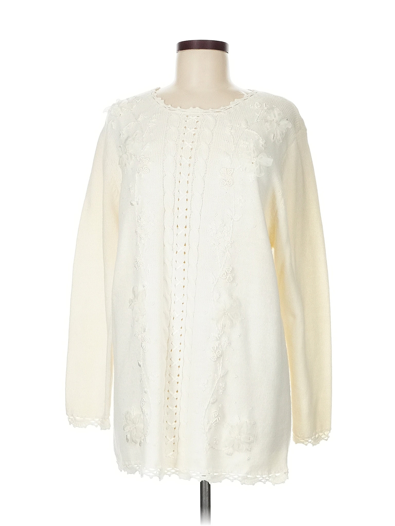 Koret Ivory Pullover Sweater Size M