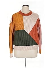 Hem & Thread Pullover Sweater