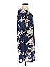 Unbranded 100% Polyester Floral Blue Casual Dress Size S - photo 4
